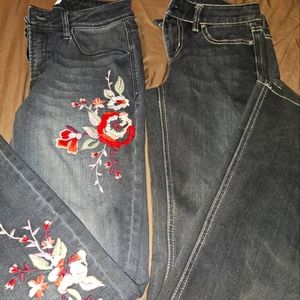 2 Pair of Styling Womens Blackest jeans Size 28
